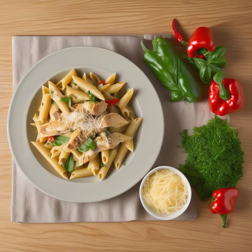 PPP Pesto Pollo Penne